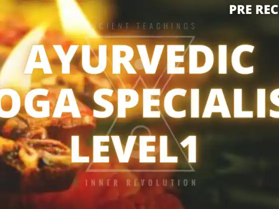Formazione specialistica in yoga ayurvedico - Livello 1 (40 ore)